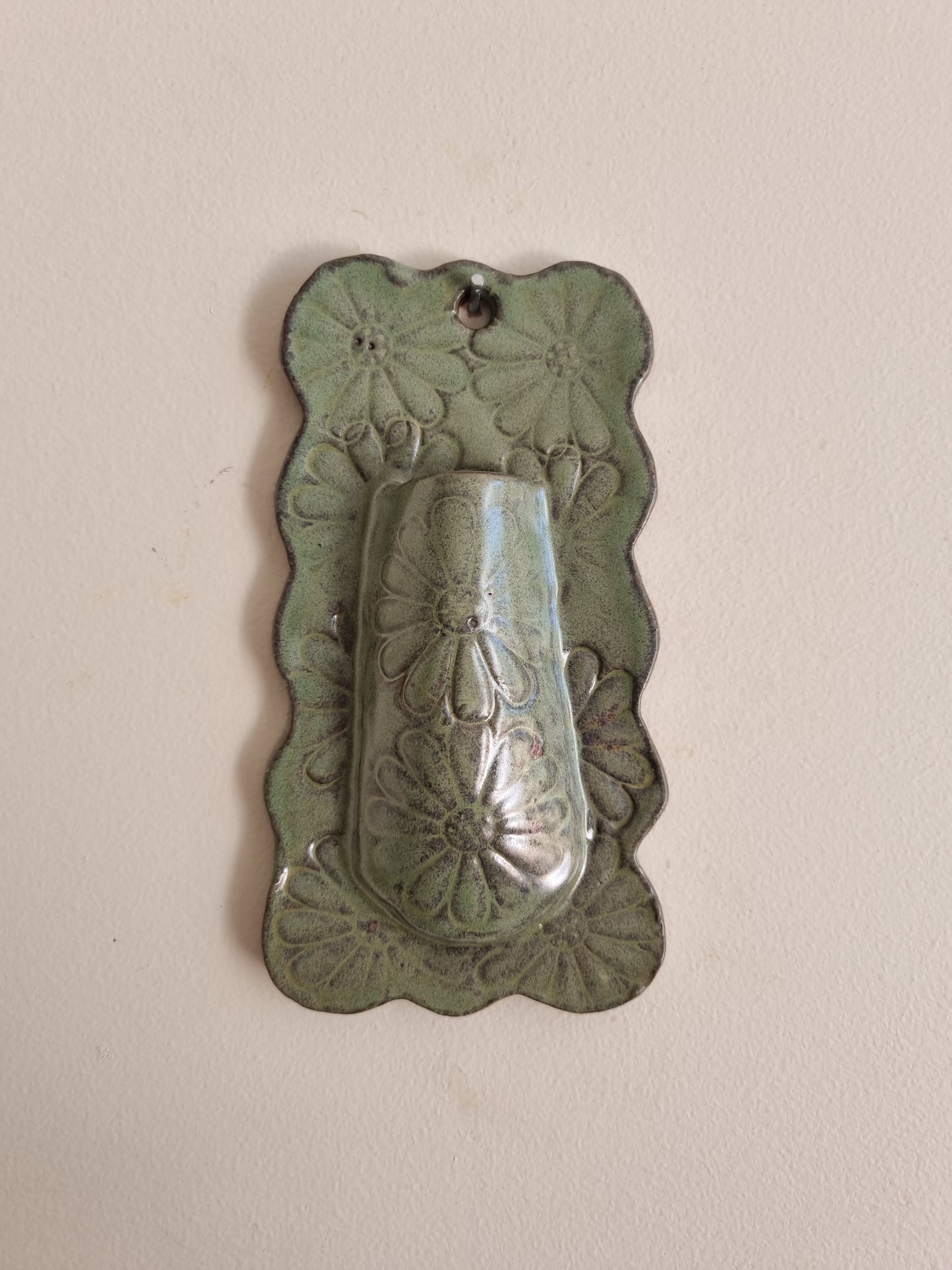Textured wall vase