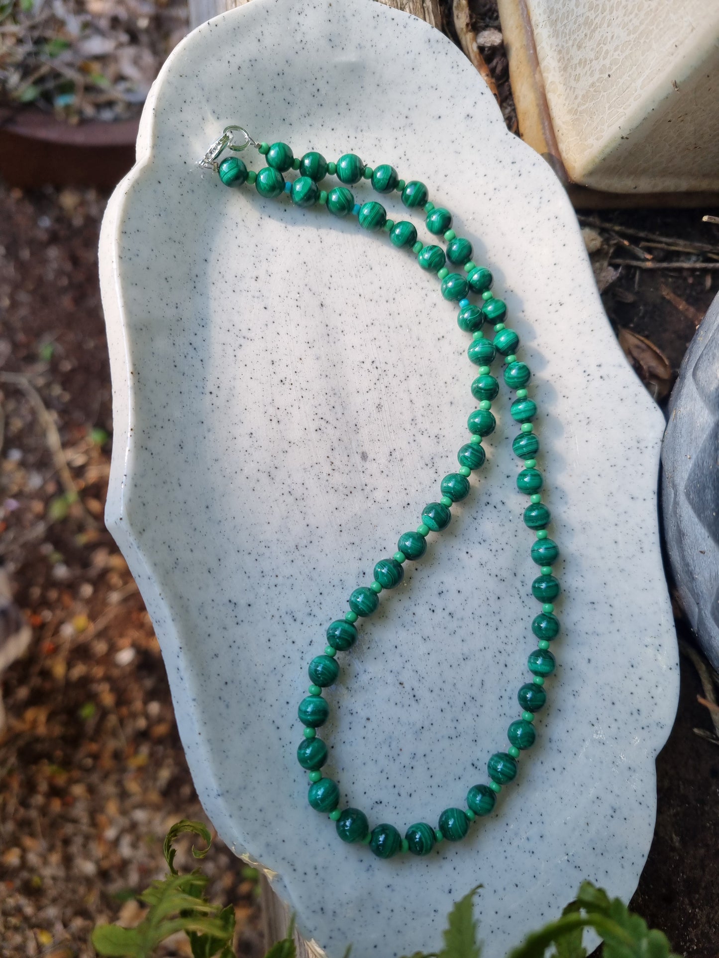 Semi-precious stone necklaces
