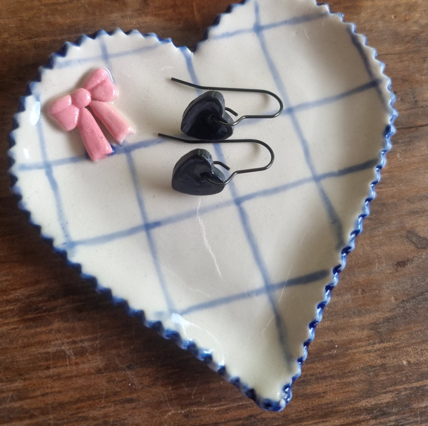 Heart trinket dish