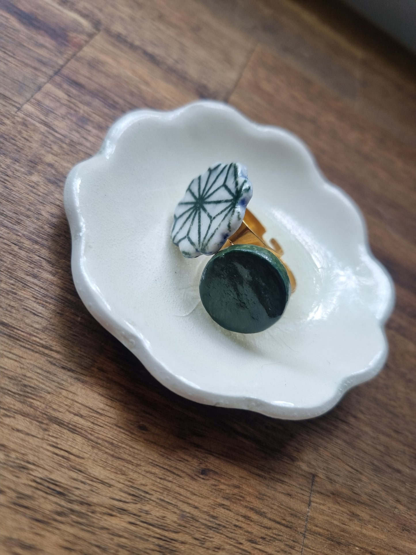 Ceramic, adjustable rings