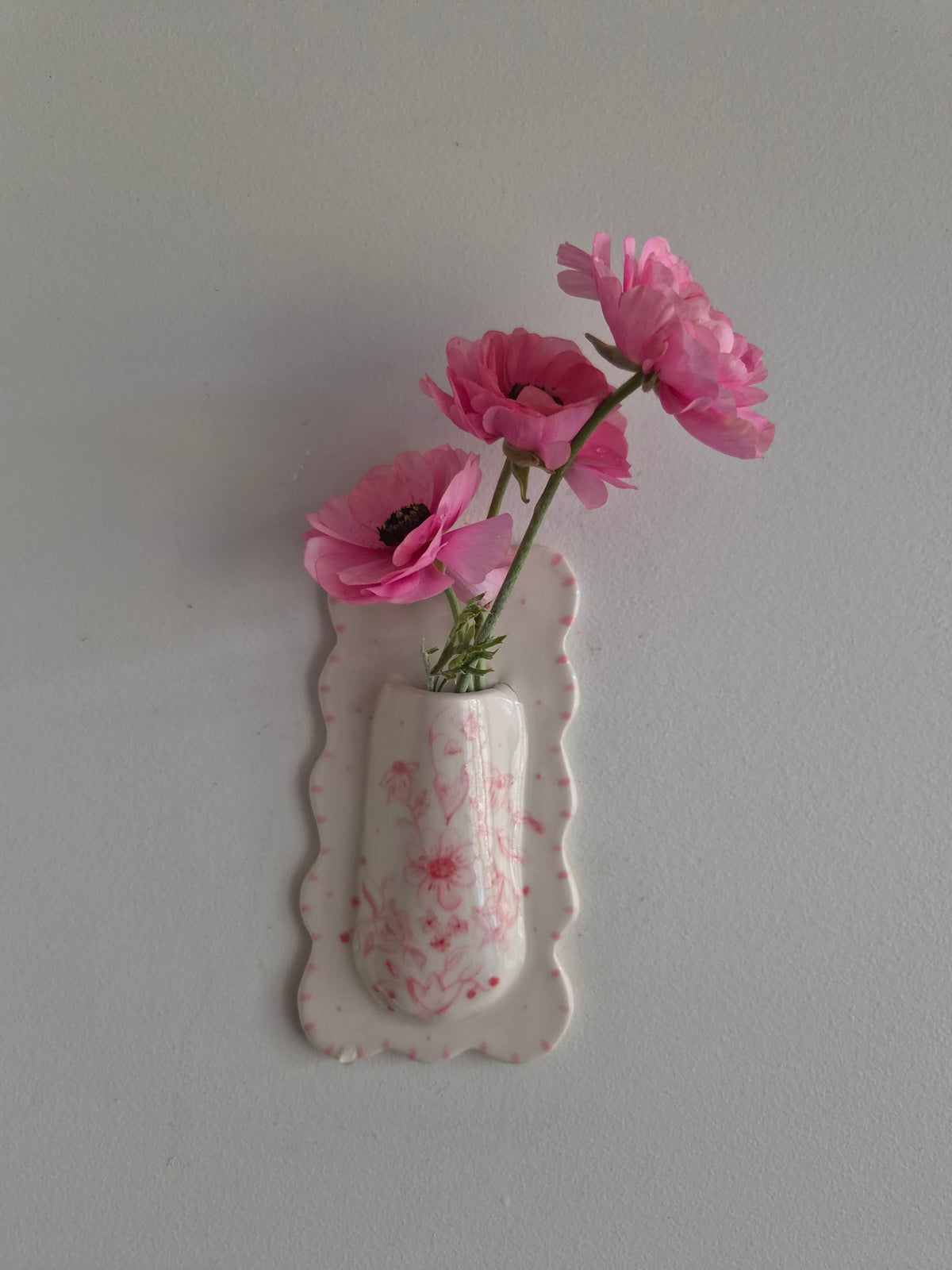 Hand painted pocket vase