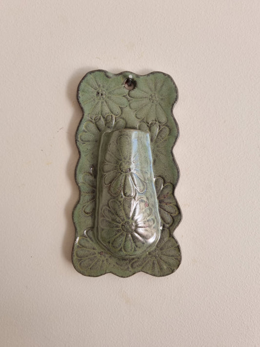 Textured wall vase