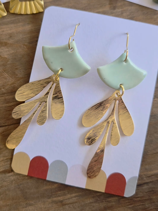 Sage earrings