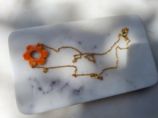 Marigold necklace