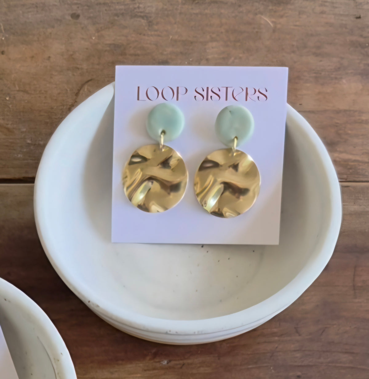 Sage earrings