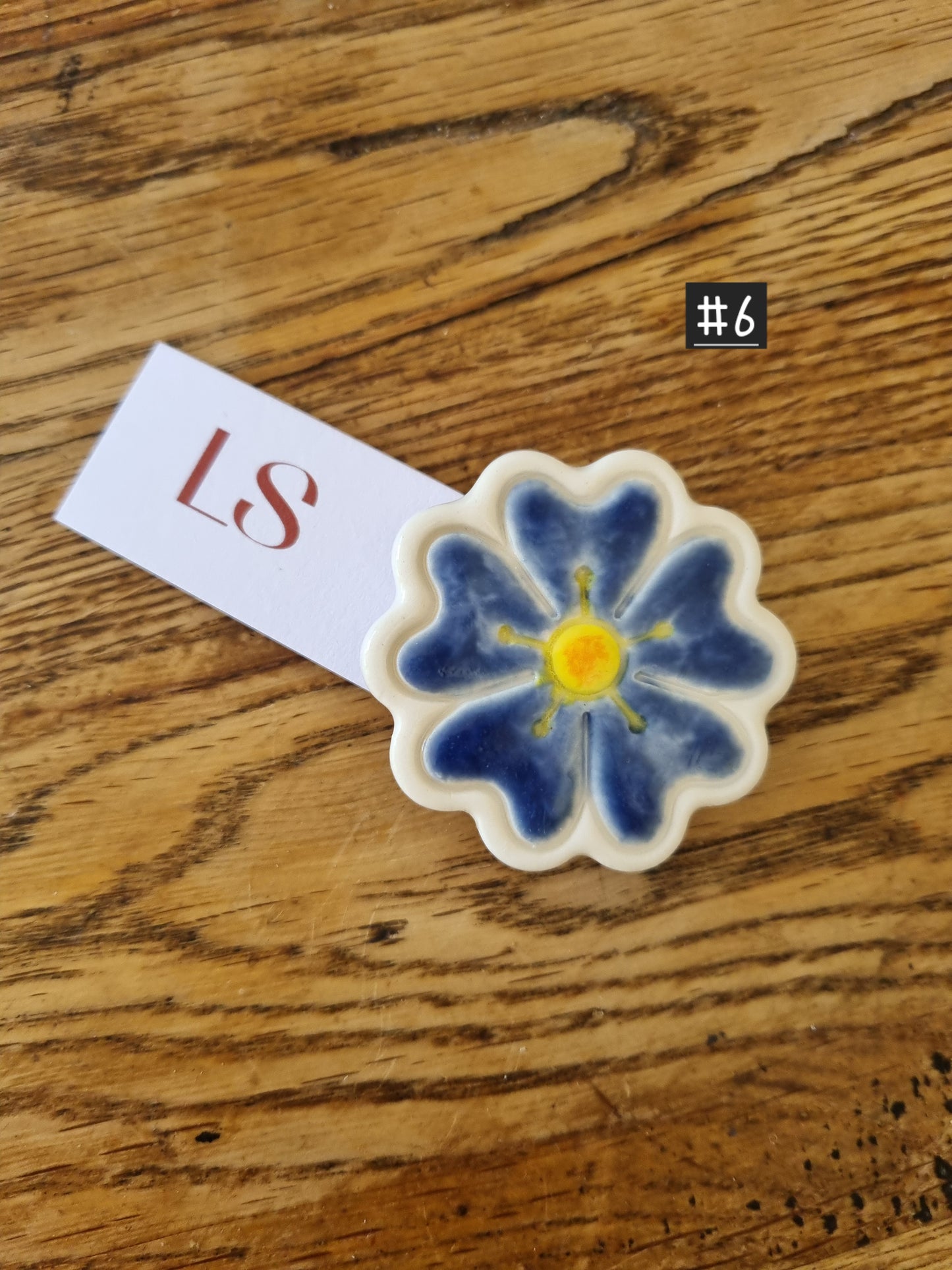 Spring flower brooch