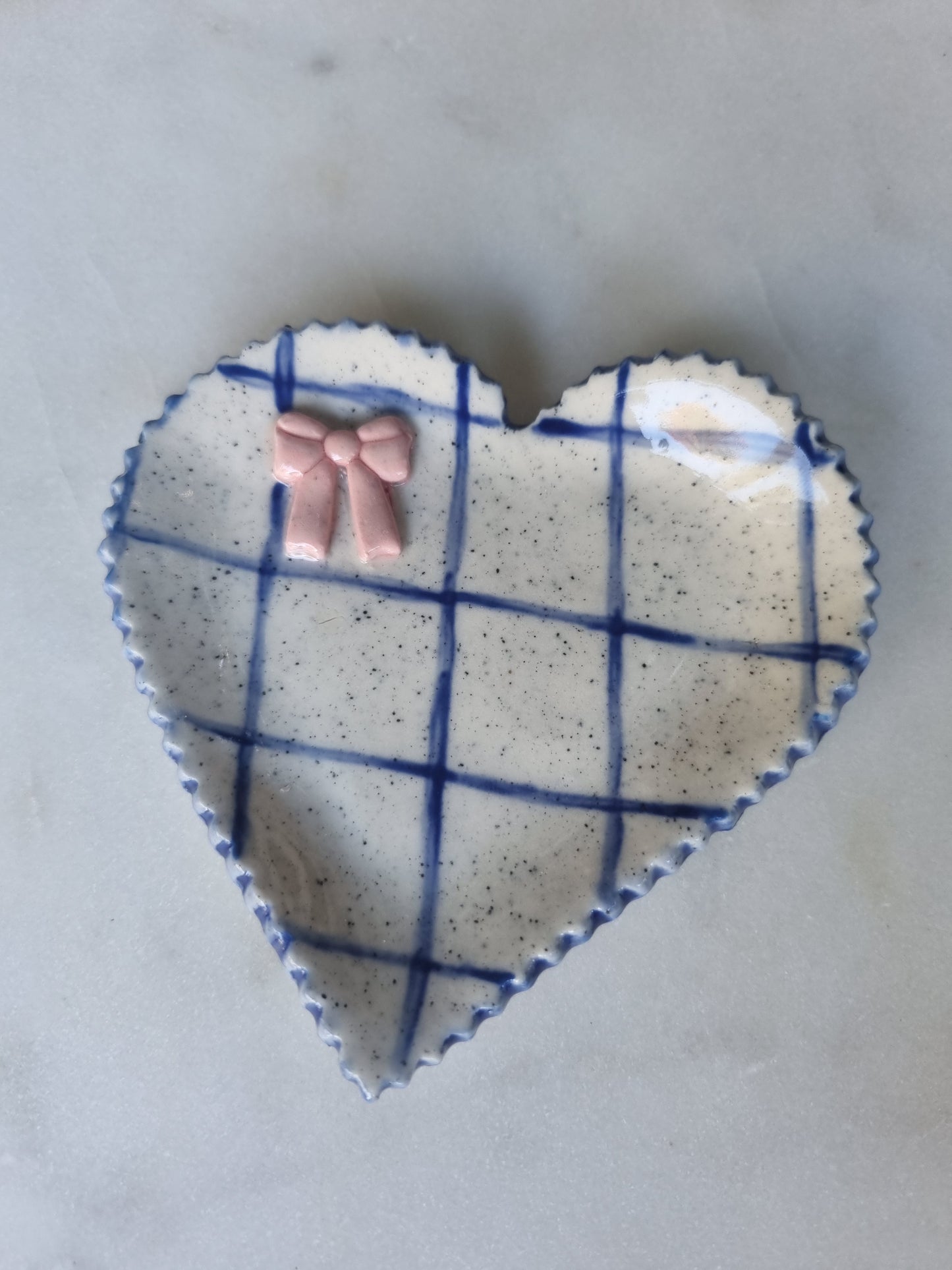 Heart trinket dishes