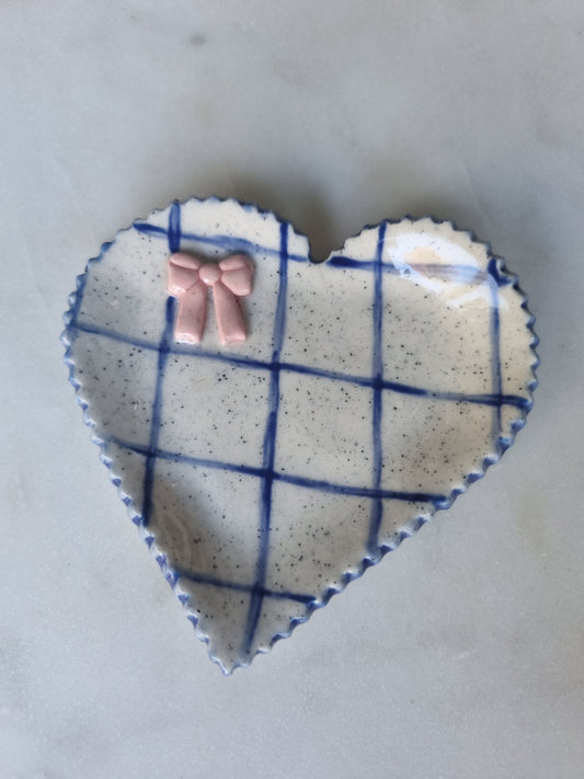 Heart trinket dishes