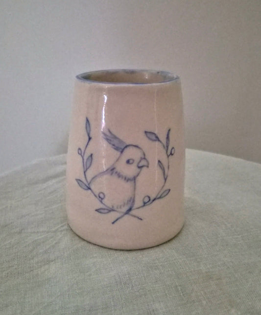 Cheeky cockatoo vase